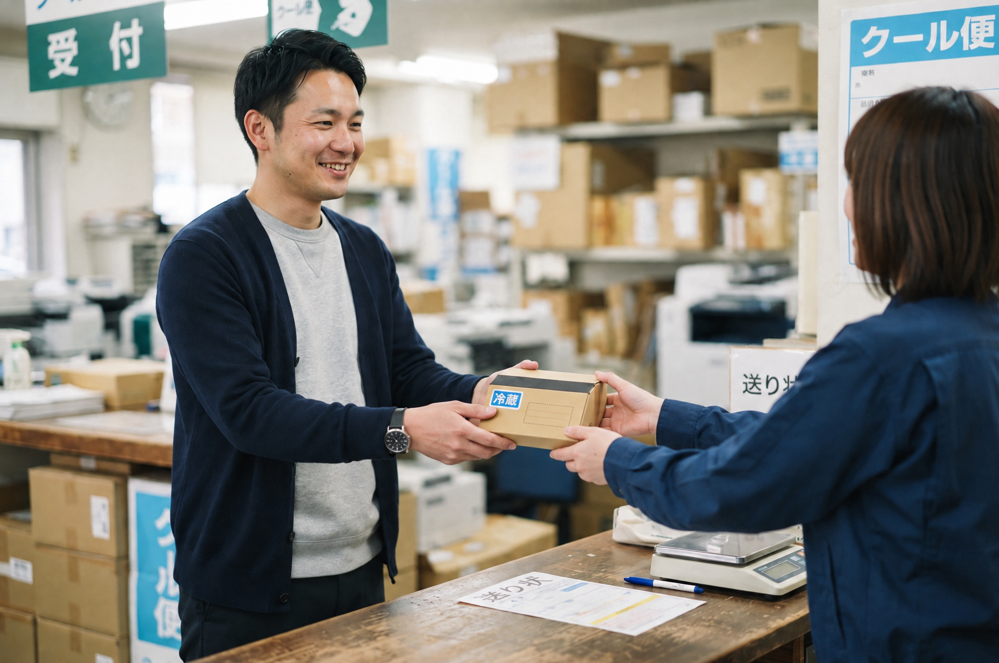 クール冷蔵で発送するイメージ